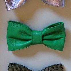 A Selection of Leather Hair Bows